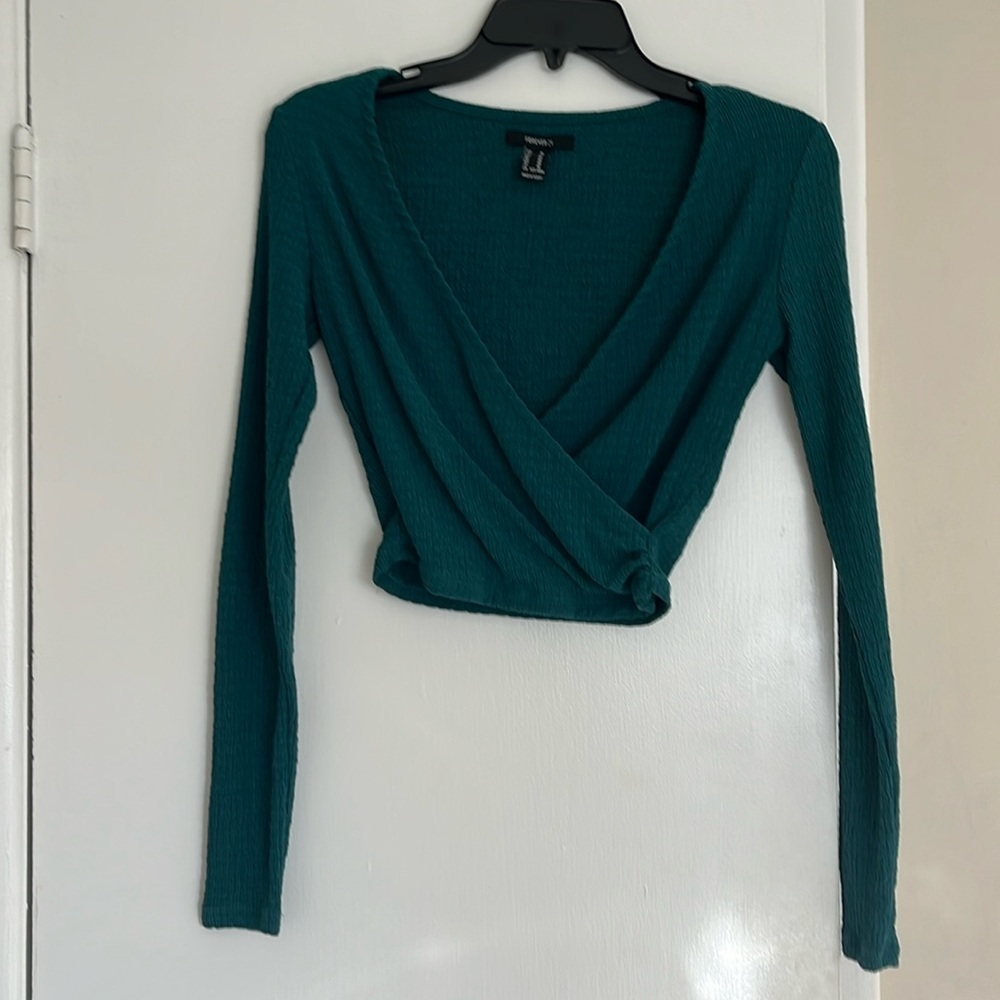 Teal Forever 21 Women’s Longsleeve